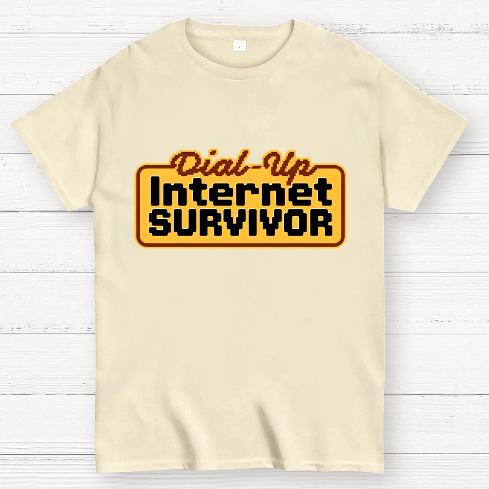 Dial-up Internet Survivor Geek T-Shirt