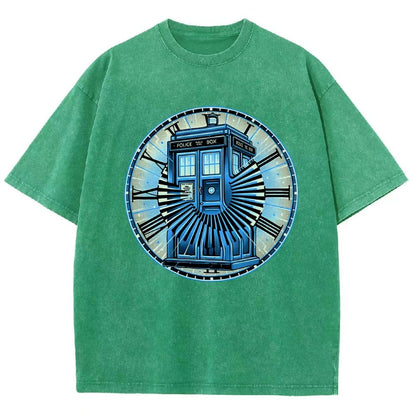 Time Travel in a box Vintage Distressed T-shirt