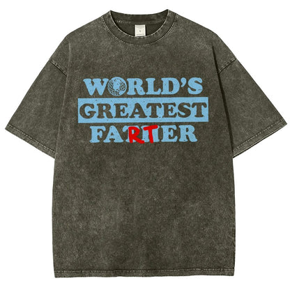 Father's Day Farter Vintage Distressed T-shirt