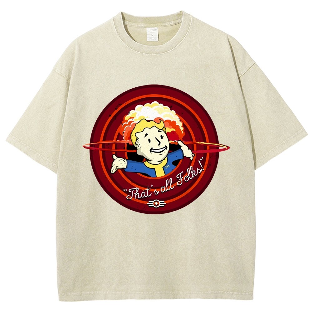That's all folks Vintage Distressed T-shirt