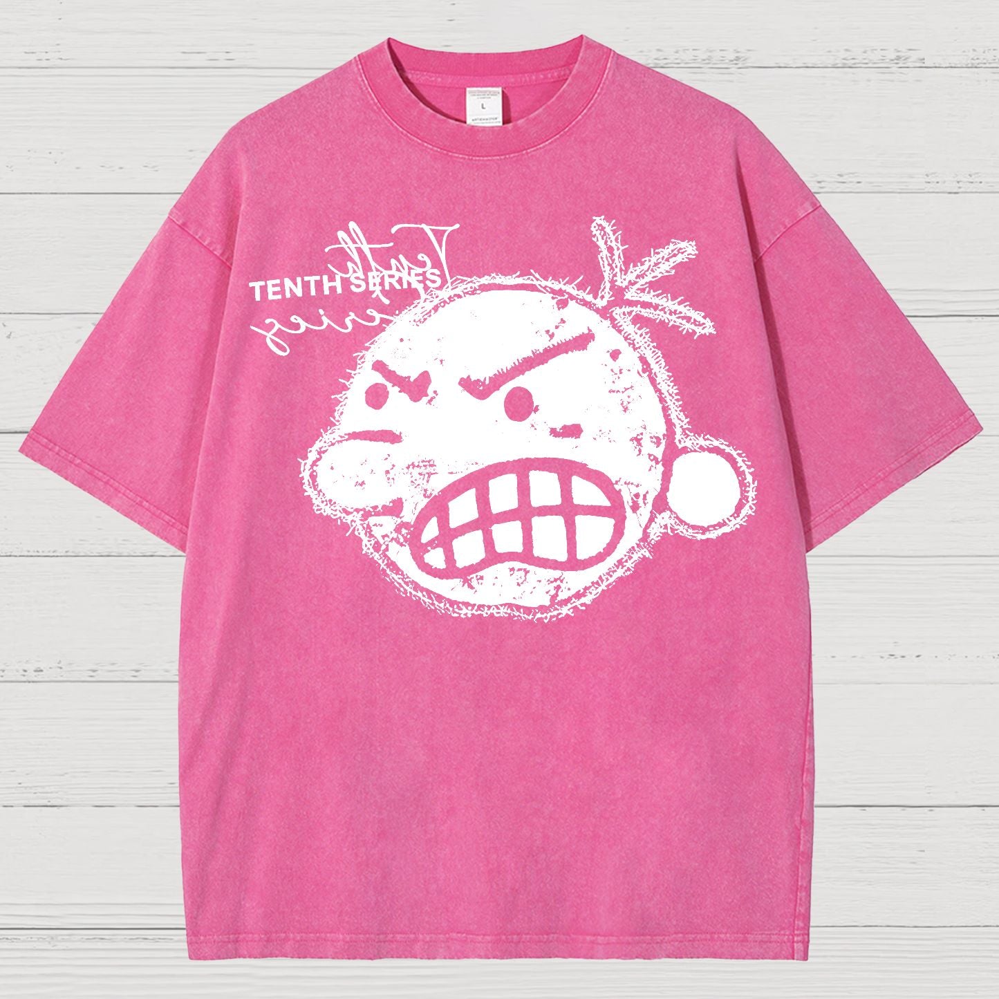 Retro Street Tenth Series Graphic Vintage Distressed T-shirt