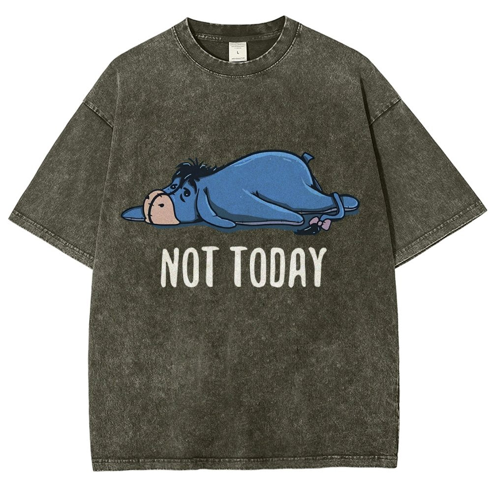 Not Today Vintage Distressed T-shirt