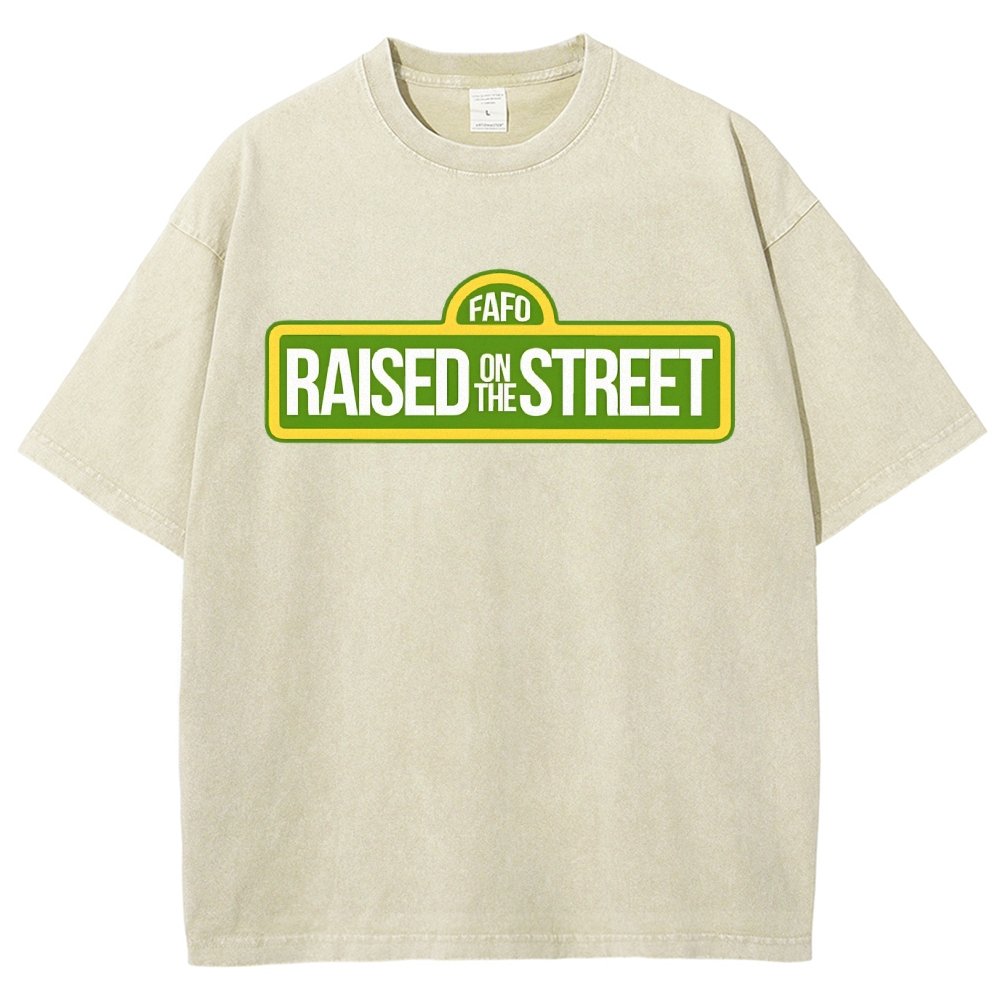 Raised On The Street Buy Now Vintage Distressed T-shirt