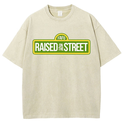 Raised On The Street Buy Now Vintage Distressed T-shirt