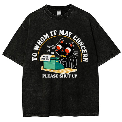 To Whom It May Concern Vintage Distressed T-shirt