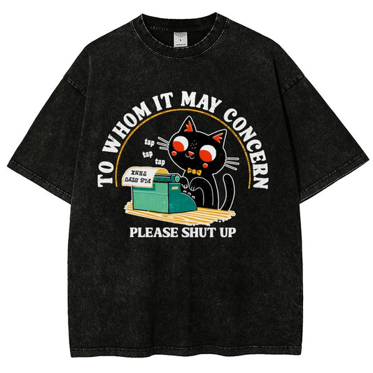To Whom It May Concern Vintage Distressed T-shirt