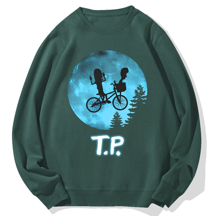 Funny Retro 80's Extraterrestrial Movie Parody 90's Geek Cotton Sweatshirt