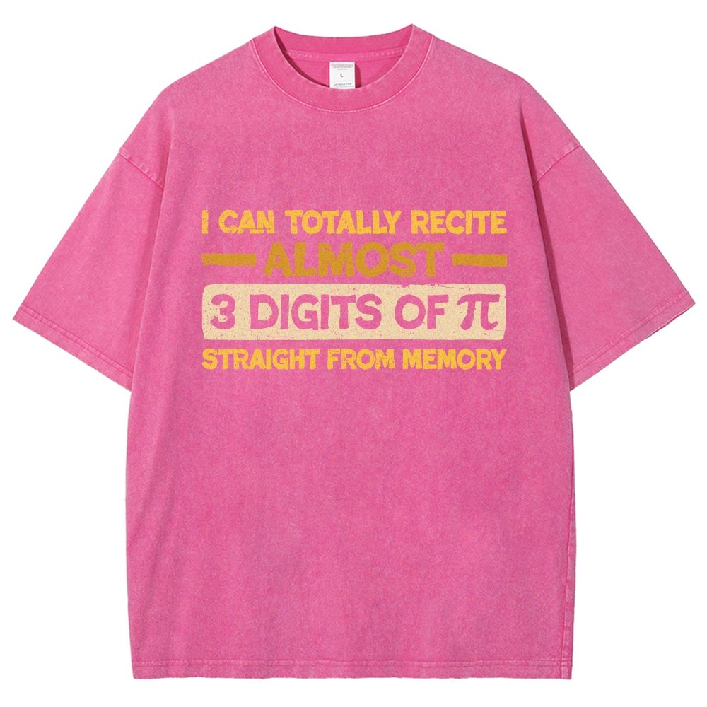 3 Digits Of Pi Vintage Distressed T-shirt