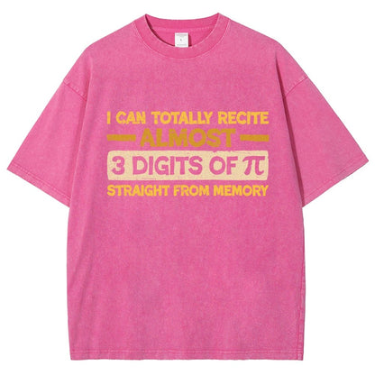 3 Digits Of Pi Vintage Distressed T-shirt