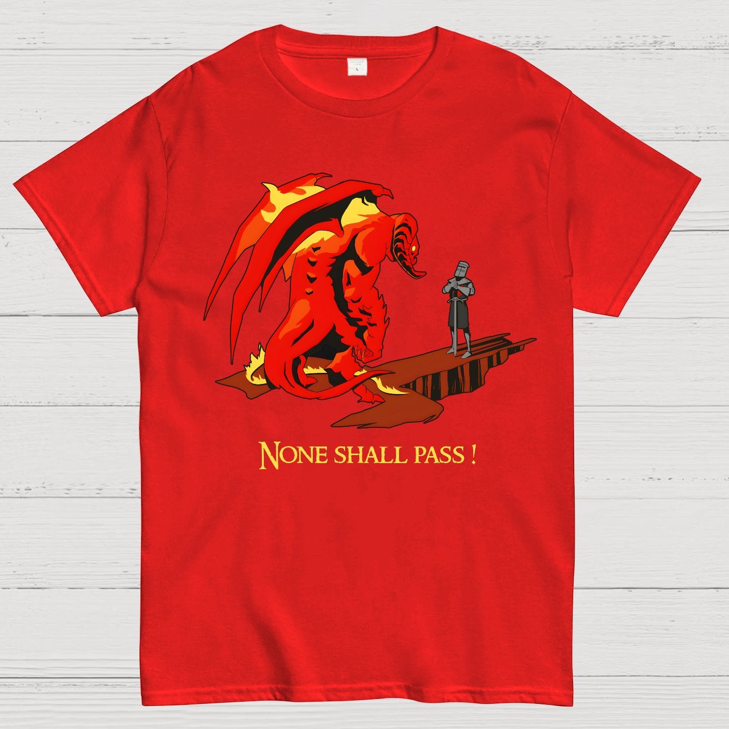 None Shall Pass Geek T-Shirt