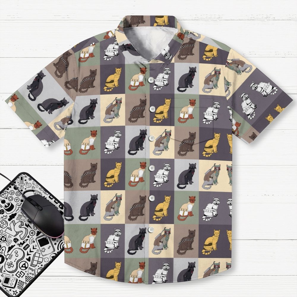 Cats Geek Hawaiian Shirt