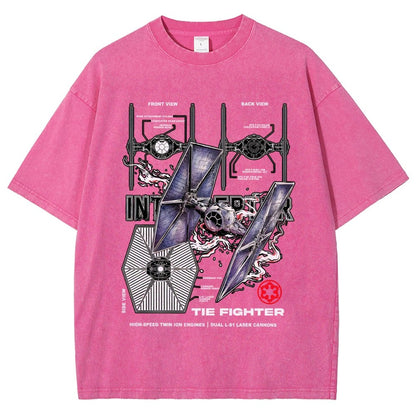 The Interceptor Fighter Vintage Distressed T-shirt