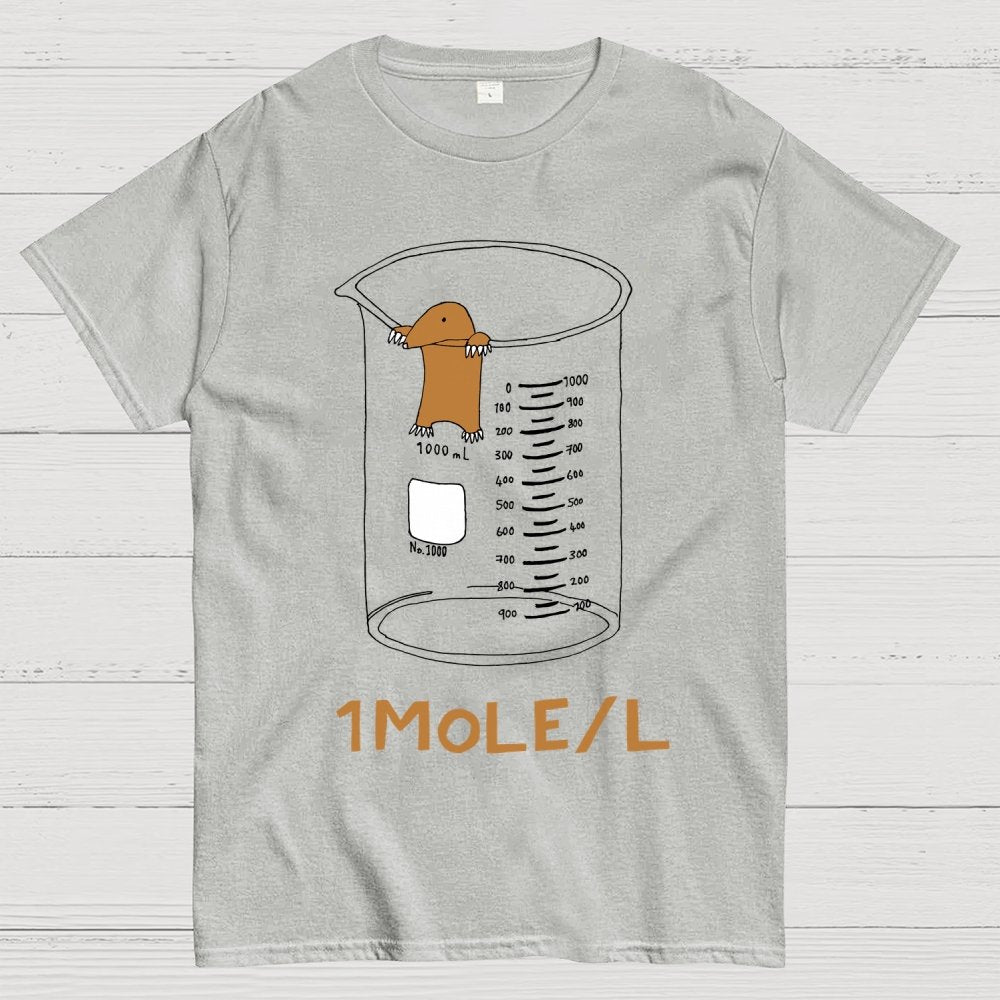Ute One Mole Per Liter Chemistry Avogadros Day Geek T-Shirt