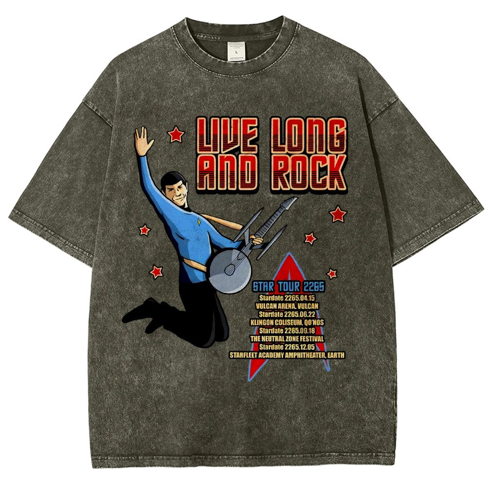Live Long and Roll Vintage Distressed T-shirt