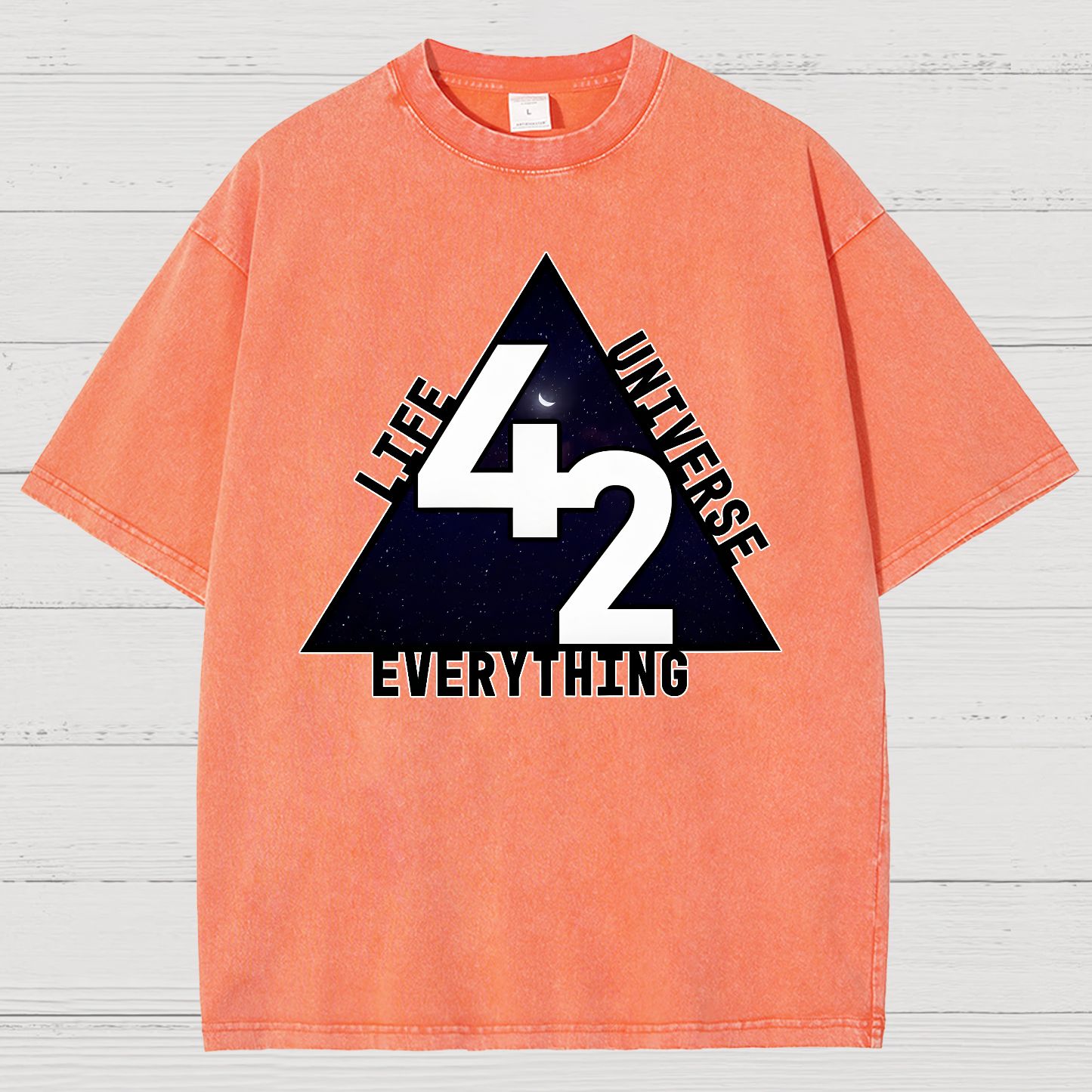 Life, the Universe, and Everything Vintage Distressed T-shirt