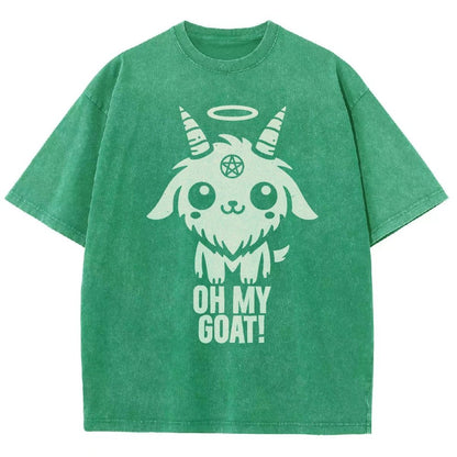 Oh my goat Vintage Distressed T-shirt