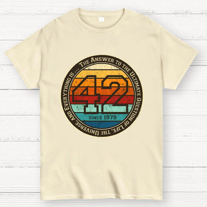 42 Life The Universe And Everything Geek T-Shirt