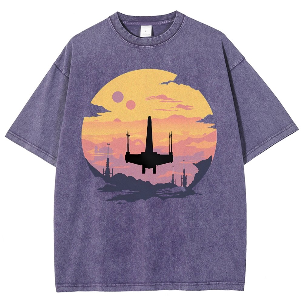 Rogue Fighter Vintage Distressed T-shirt