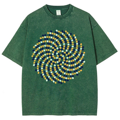 Fibonacci modulus Vintage Distressed T-shirt