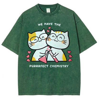 Valentine's Day.Perfect Chemistry Vintage Distressed T-shirt
