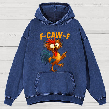 Fcawf Chicken Vintage Distressed Hoodie