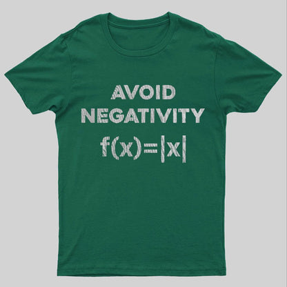 Avoid Negativity Geeky T-Shirt