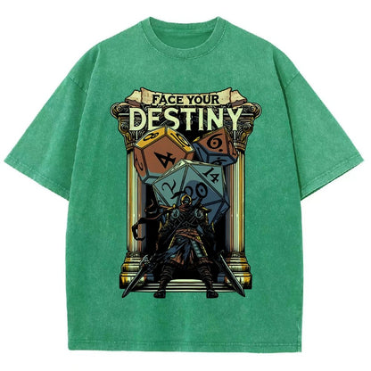 Face your destiny Vintage Distressed T-shirt