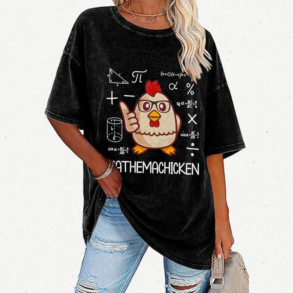 Math Pun Vintage Distressed T-shirt