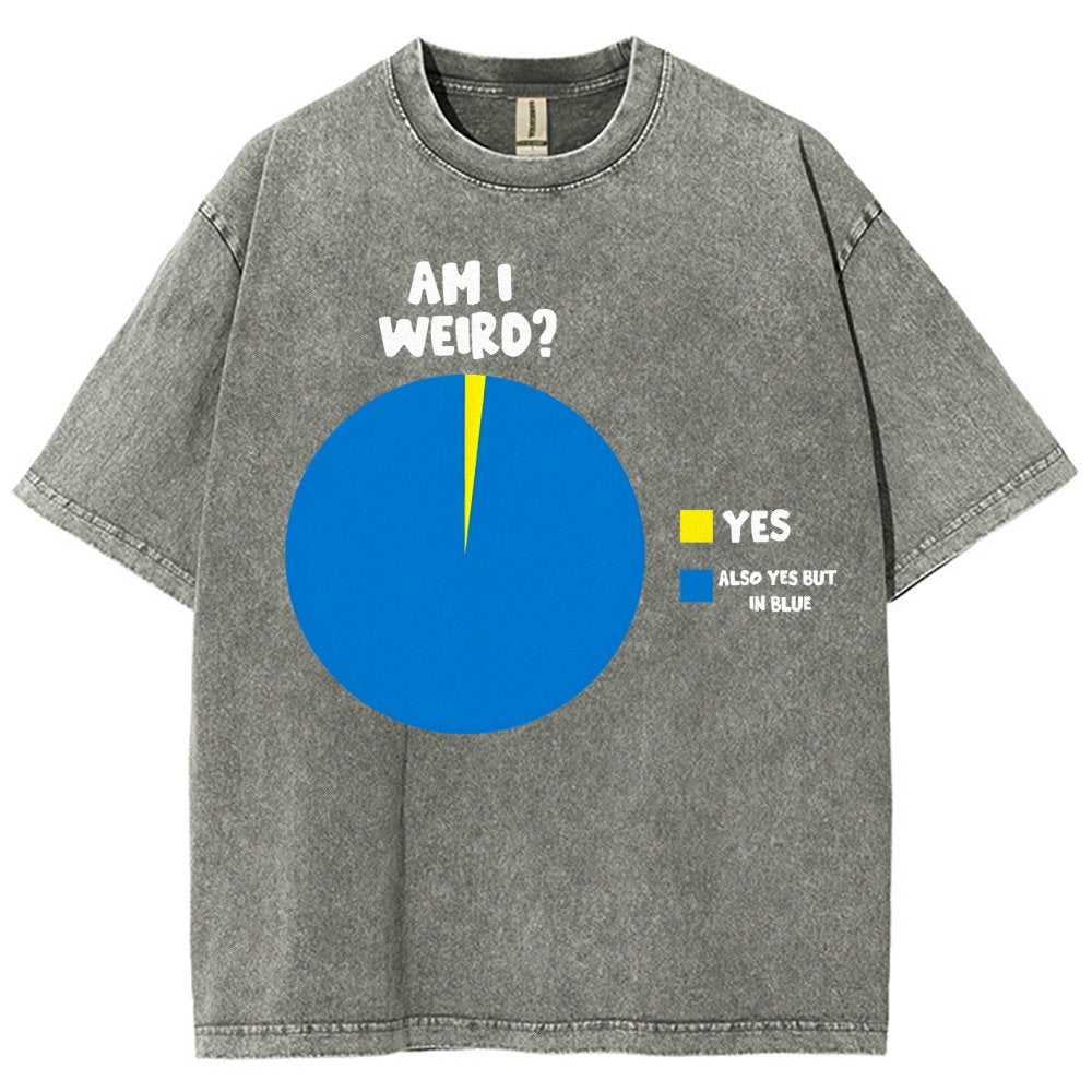 Yes But In Blue Vintage Distressed T-shirt