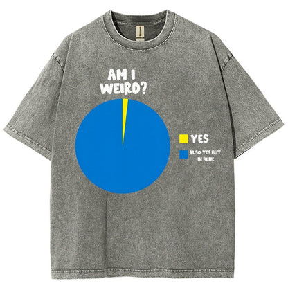 Yes But In Blue Vintage Distressed T-shirt