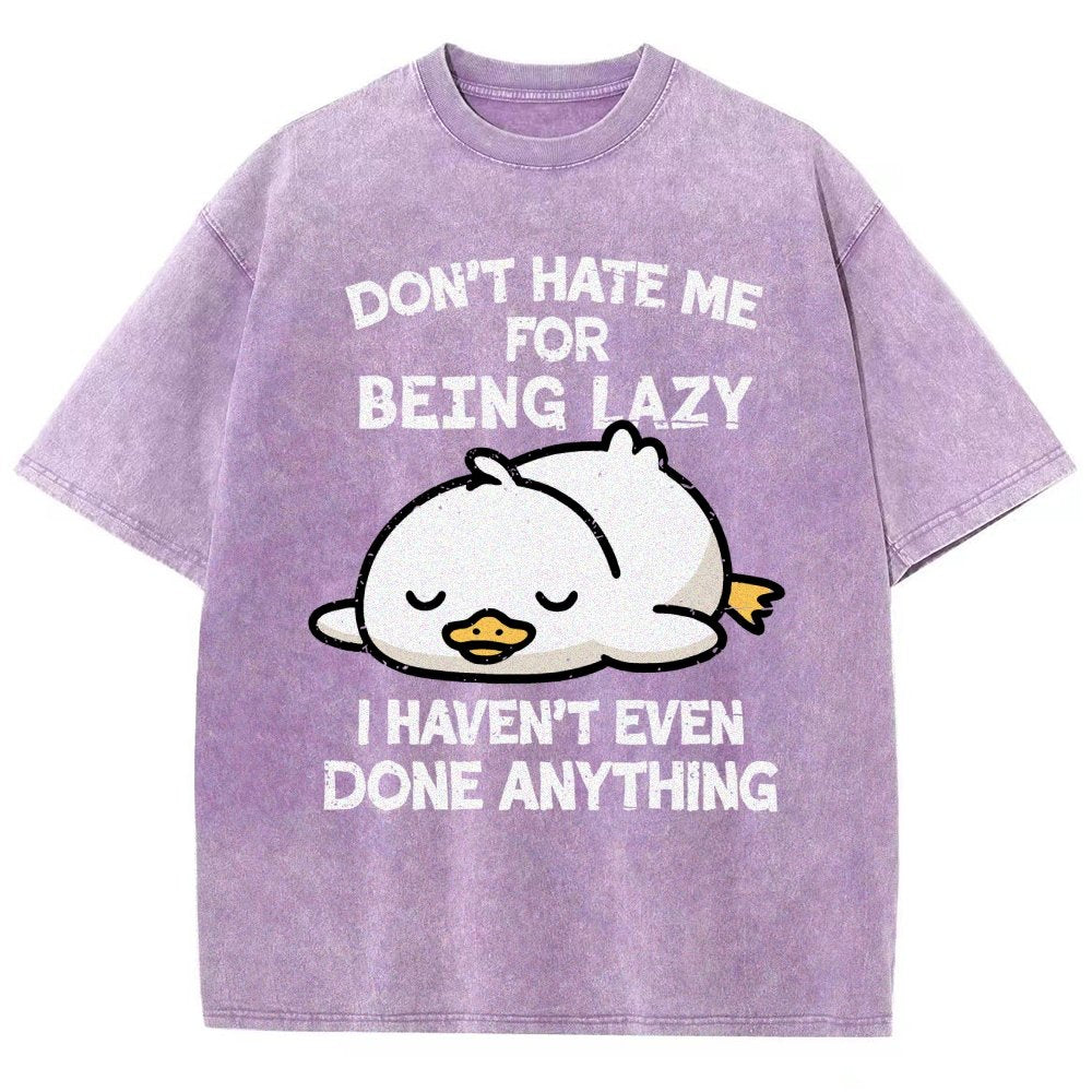 Duck Done Nothing Vintage Distressed T-shirt