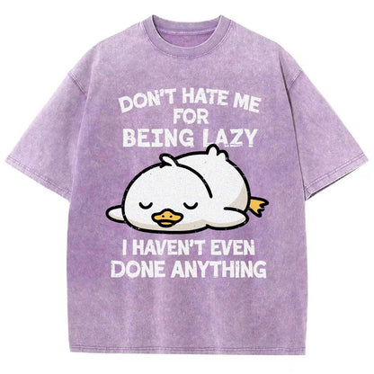 Duck Done Nothing Vintage Distressed T-shirt