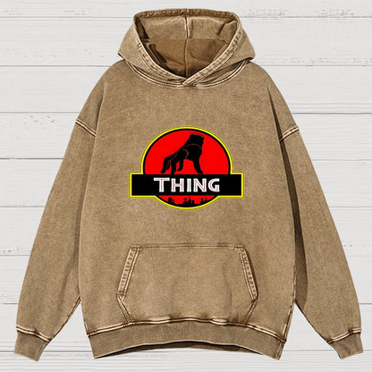 Thing Vintage Distressed Hoodie