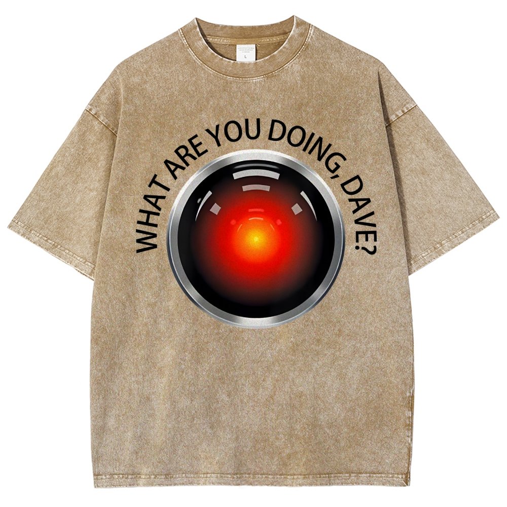 What Are You Doing Dave Vintage Distressed T-shirt
