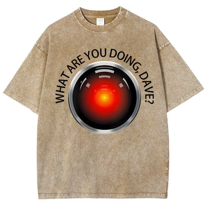 What Are You Doing Dave Vintage Distressed T-shirt