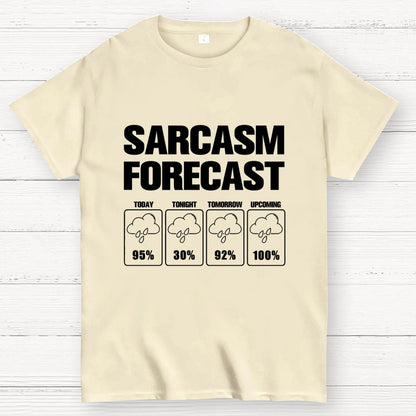 Sarcasm Forecast Geek T-Shirt