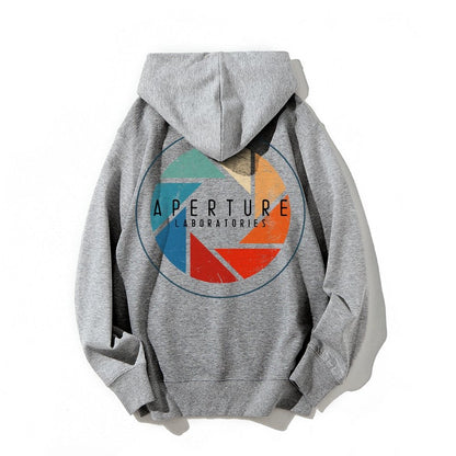 Aperture Printed Back Unisex Cotton Hoodie