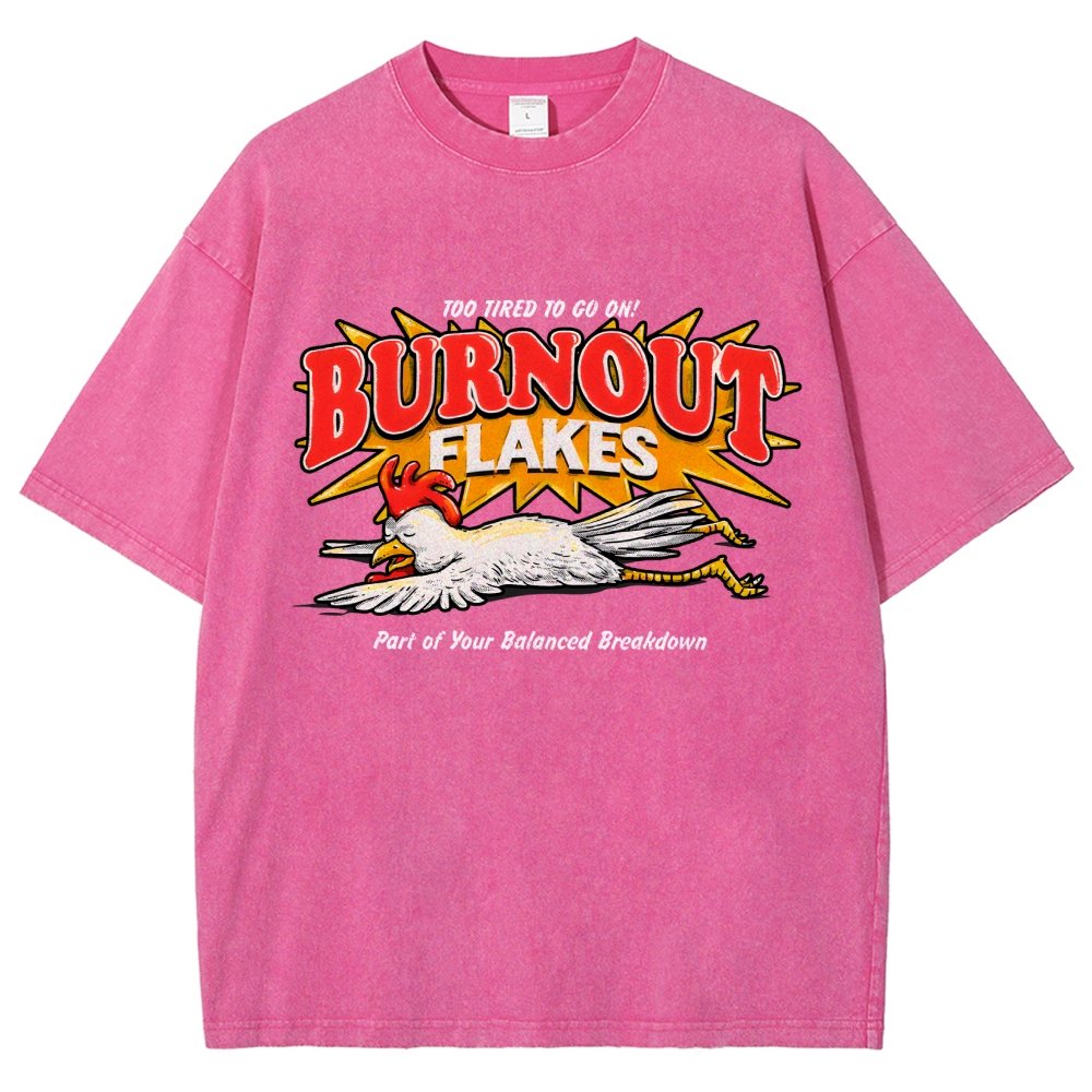 Burnout Flakes Vintage Distressed T-shirt