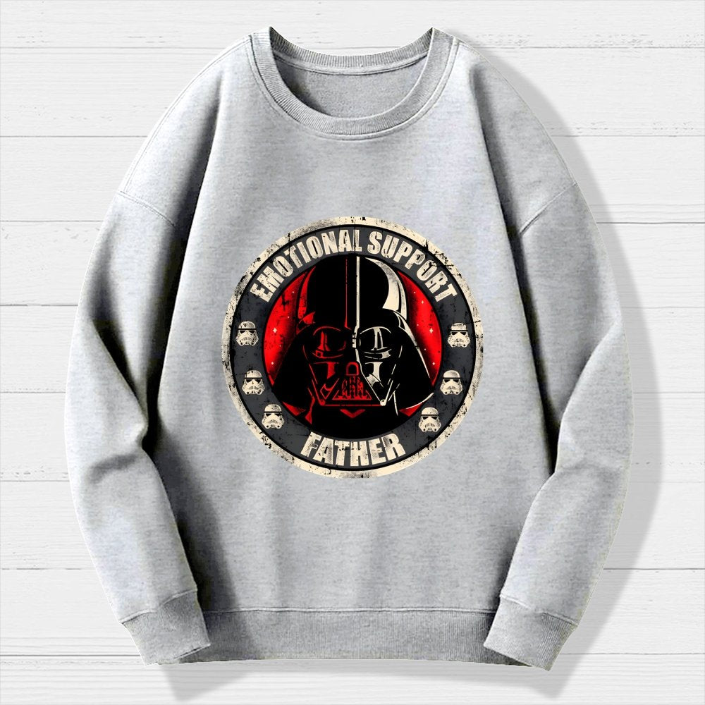 Emotional Support Father Geek Cotton Sweatshirt
