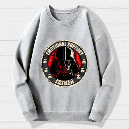 Emotional Support Father Geek Cotton Sweatshirt