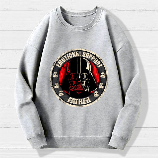Emotional Support Father Geek Cotton Sweatshirt