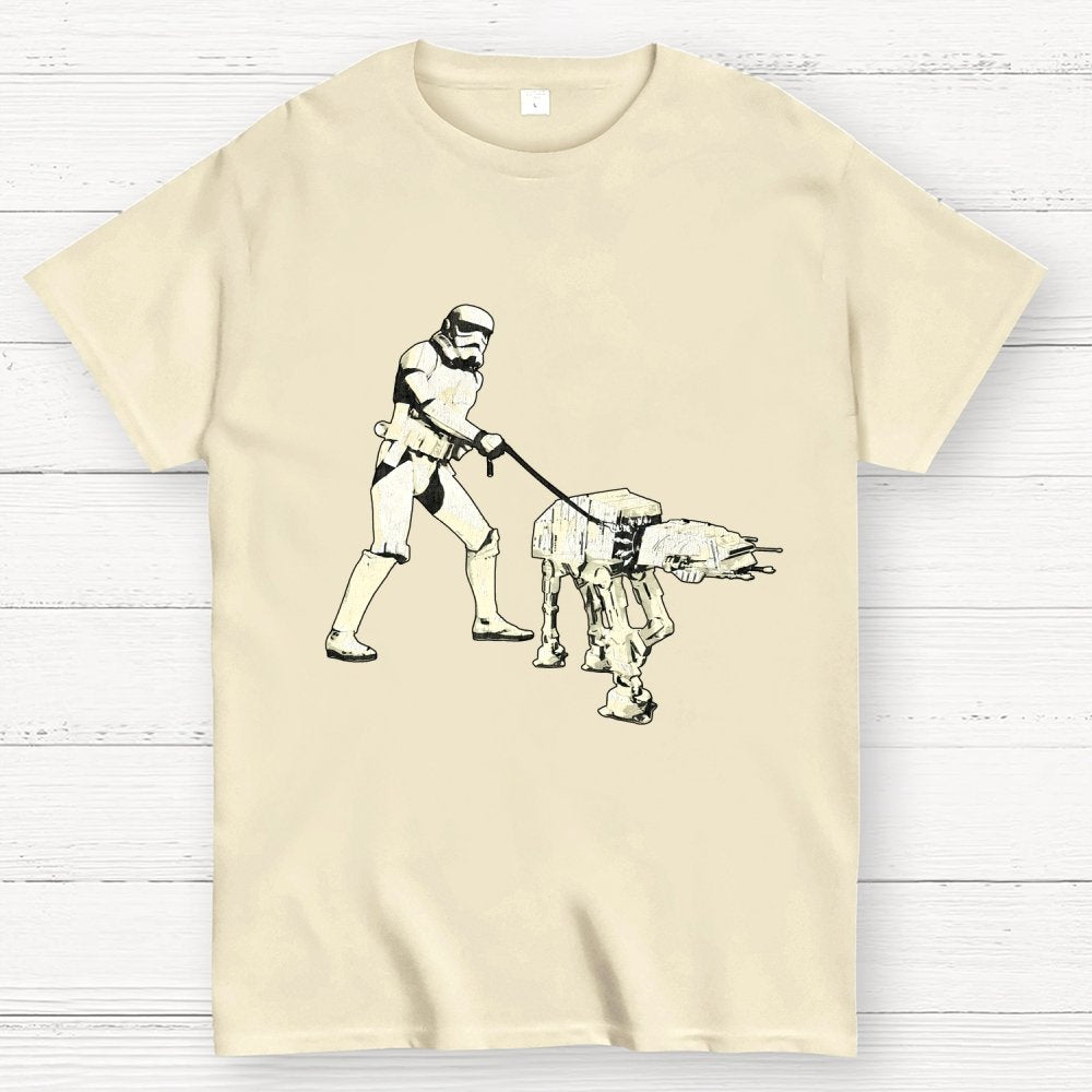 Empire Robot Dog-Planet Battles Geek T-Shirt