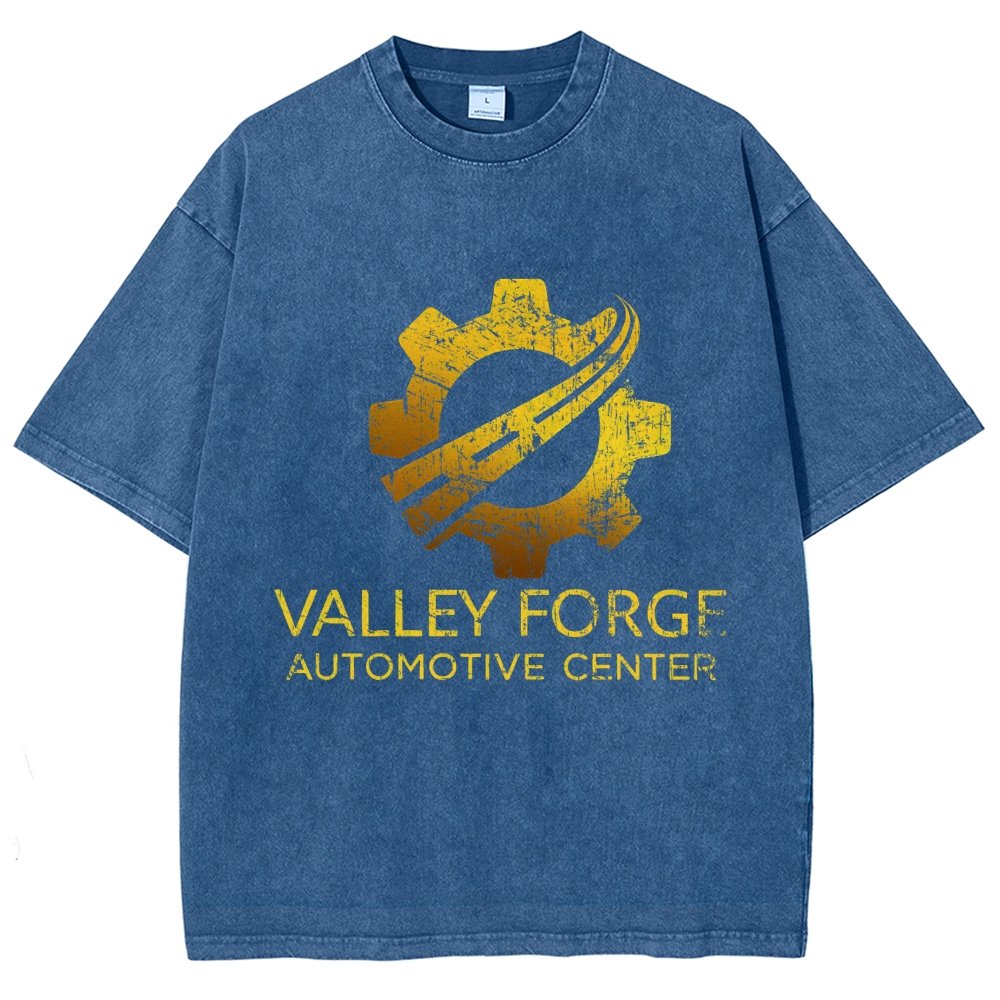 Funny Valley Forge Automotive Vintage Distressed T-shirt