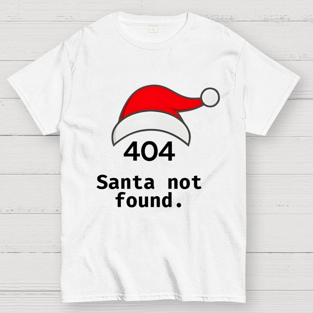 404 Santa Not Found computers joke Geek T-Shirt