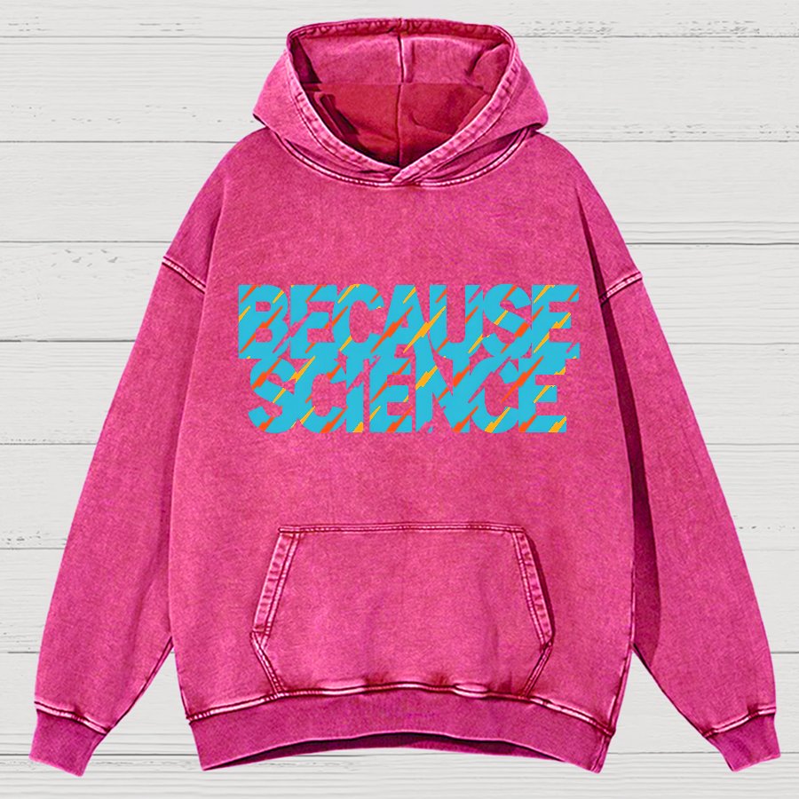 Because Science Vintage Distressed Hoodie