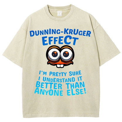 Dunning-Kruger-Effekt Vintage Distressed T-shirt