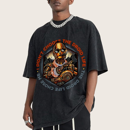 The Robot Life Vintage Distressed T-shirt