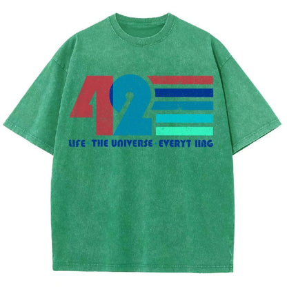 The Answer Is 42 Vintage Distressed T-shirt