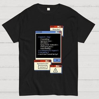 Quest Log Full Geek T-Shirt