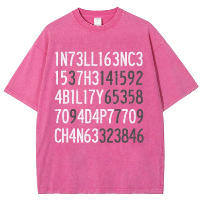Intelligence Vintage Distressed T-shirt